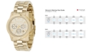 Michael Kors Women's Chronograph Runway Gold-Tone Stainless Steel Bracelet Watch 38mm MK5055